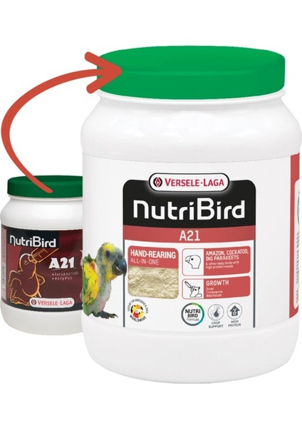 Nutribird A21 Yavru Elle Besleme Maması 800 Gr
