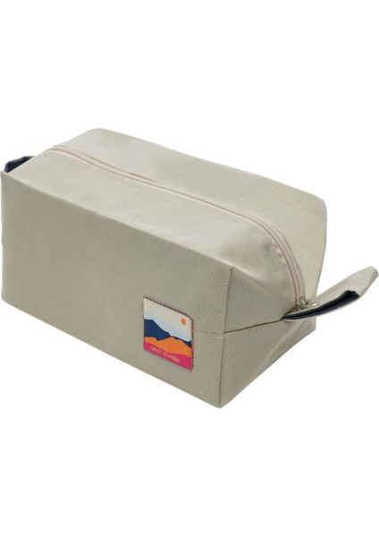 Beige Make Up & Travel Bag Organizer Bej Mini Makyaj ve Seyahat Çantası fırsatları