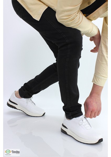 Erkek Spor Tarz Günlük Ortopedik Deri Ayakkabı MR5Y/CS21156