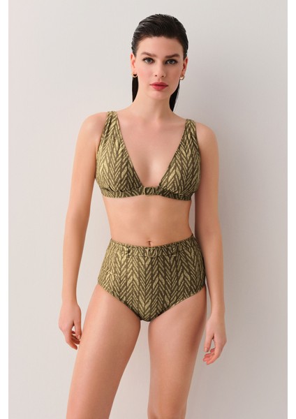 Montana V Yaka Detaylı Bikini Üst fiyatları