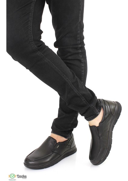 Erkek Ortopedik Deri Günlük Geniş Kalıp Ayakkabı (Taraklı Ayaklara) F5M/CM46515