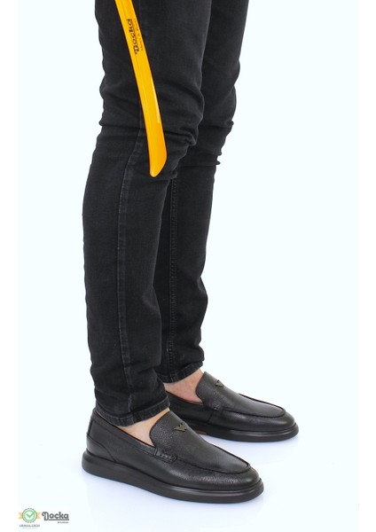 Erkek Deri Düz Taban Bağcıksız Günlük Ayakkabı MR5Y/LF21193 indirimleri