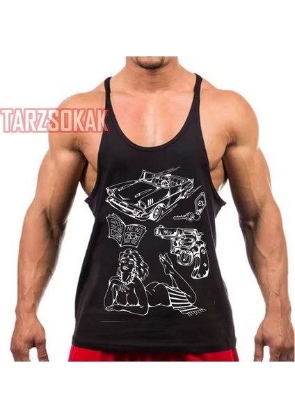 Tarzsokak Gym Tank Top Fitness Sporcu Atleti GYM54