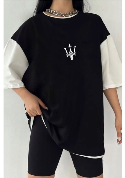 Çift Renk Ts 2 Baskılı Tshirt