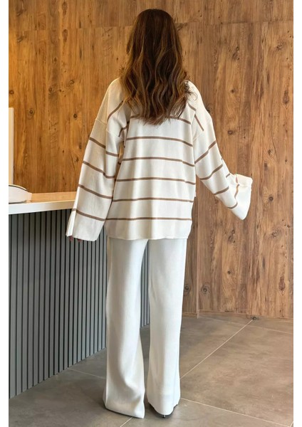 Kadın Pantolon Kazak Triko Ikili Takım fırsatları