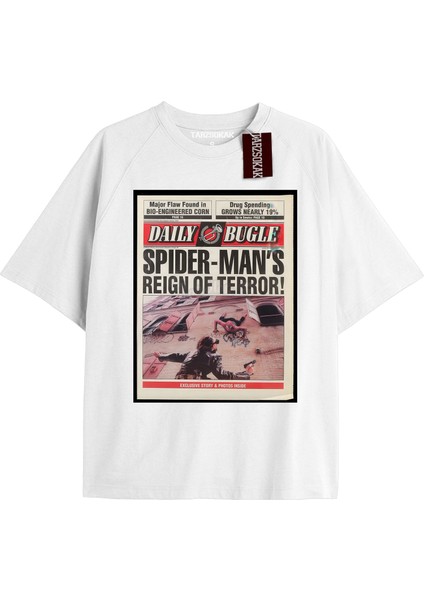 Tarzsokak Spider-Man Gazete Baskı Model No Way Home Tshirt