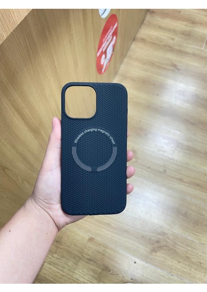 Apple Iphone 13 Pro Max Uyumlu Magsafe Destekli Tasarım Telefon Kılıfı