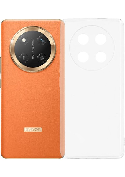 Honor Magic 7 Lite Şeffaf Tpu Anti Drop Telefon Kapağı Hassas Kesikler (Yurt Dışından)
