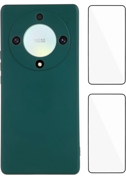 Honor X9B 5g / Magic6 Lite 5g Hassas Lens Deliği Yumuşak Tpu Telefon Arka Kapak ile 2 Adet Ekran Filmi (Yurt Dışından)