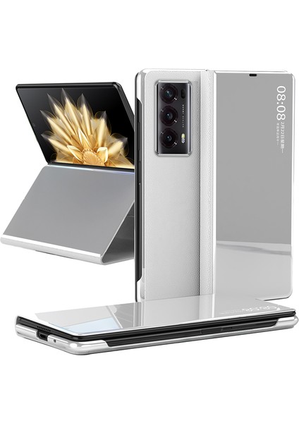 Honor Magic V2 5g Pc Görünüm Penceresi Standlı Flip Telefon Kapağı (Yurt Dışından)