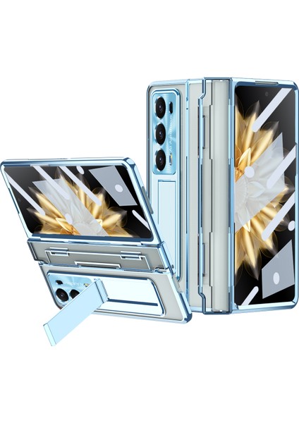 Honor Magic V2 5g Sert Pc Telefon Kılıfı Katlanır Kickstand Tam Vücut Koruma Kapağı (Yurt Dışından)