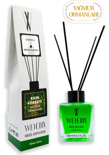 Yağmur Ormanları 100 ml Bambu Çubuklu Ortam Kokusu