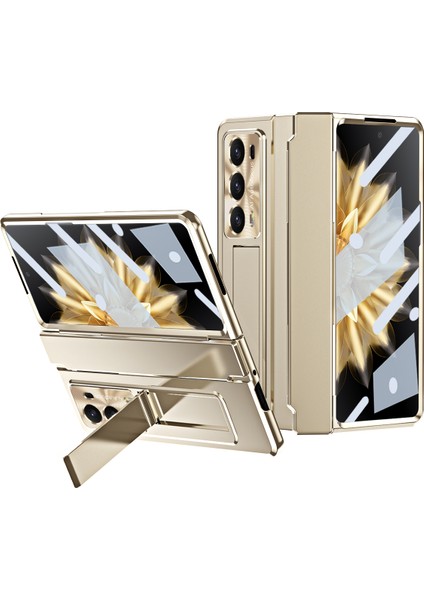 Honor Magic V2 5g Menteşe Koruma Sert Pc Kılıfı Kickstand Telefon Kapağı (Yurt Dışından)
