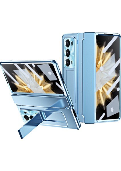 Honor Magic V2 5g Menteşe Koruma Sert Pc Kılıfı Kickstand Telefon Kapağı (Yurt Dışından)