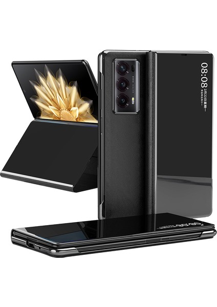 Honor Magic V2 5g Pc Görünüm Penceresi Standlı Flip Telefon Kapağı (Yurt Dışından)