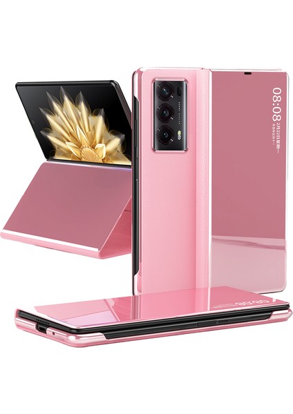 Honor Magic V2 5g Pc Görünüm Penceresi Standlı Flip Telefon Kapağı (Yurt Dışından)