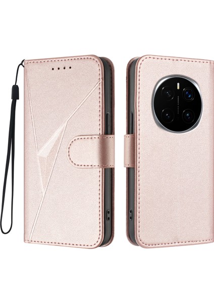 Honor Magic7 Pro 5g Deri Telefon Kılıfı Kordonlu (Yurt Dışından)