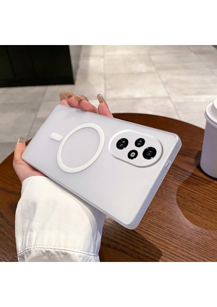 Honor 200 Pro 5g Hassas Kesikli Mat Pc Telefon Kılıfı Magsafe ile Uyumlu (Yurt Dışından)