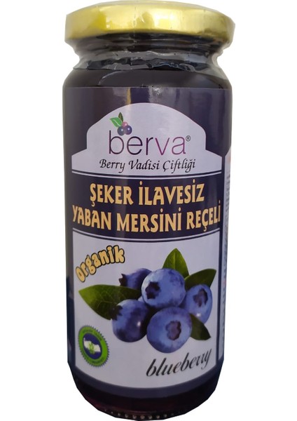 Organik Yaban Mersini Reçeli 260 gr