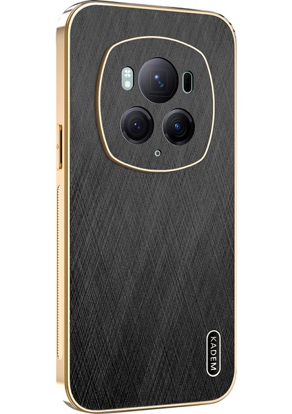 Honor Magic6 Pro 5g Galvanik Ipek Doku Pu + Tpu Telefon Arka Kapak (Yurt Dışından)