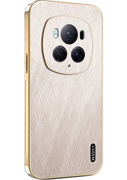 Honor Magic6 Pro 5g Galvanik Ipek Doku Pu + Tpu Telefon Arka Kapak (Yurt Dışından)