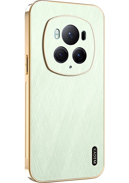 Honor Magic6 Pro 5g Galvanik Ipek Doku Pu + Tpu Telefon Arka Kapak (Yurt Dışından)
