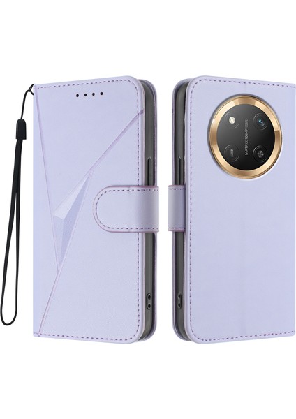 Honor Magic 7 Lite Deri Telefon Kılıfı Kordonlu (Yurt Dışından)
