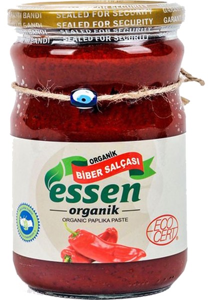 Organik Tatlı Biber Salçası (660 cc)