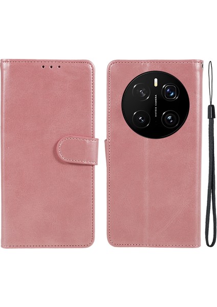 Honor Magic7 Pro 5g Buzağı Dokusu Pu Deri Cüzdan Koruyucu Telefon Kapağı (Yurt Dışından)