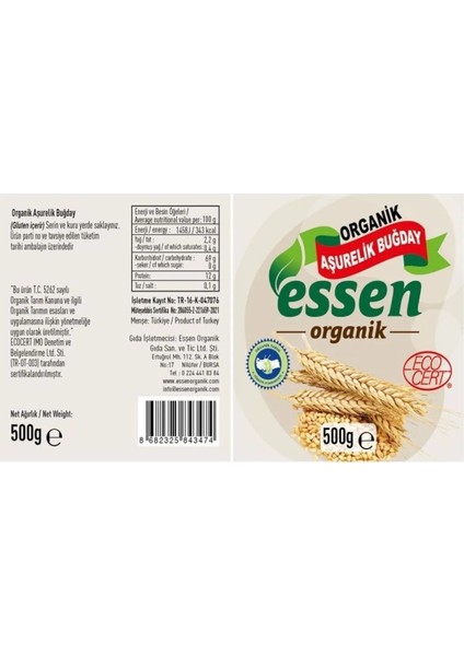 Aşurelik Buğday 500 gr fiyatları