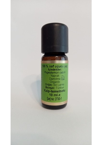 Organik Tefarik (Patchouli) Yağı 5 Ml.