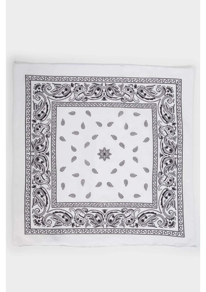 Unisex Desenli Pamuklu Bandana N7447AZ25SM