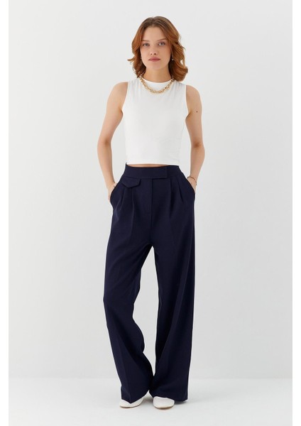 Cırt Cırtlı Palazzo Pantolon Lacı