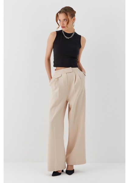 Cırt Cırtlı Palazzo Pantolon Tas modelleri