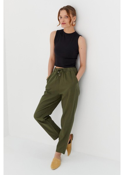 Keten Pantolon Hakı fiyatları