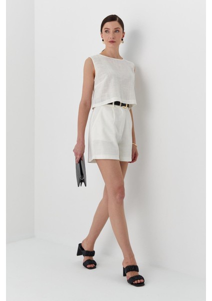 Keten Bluz Ekru fiyatları