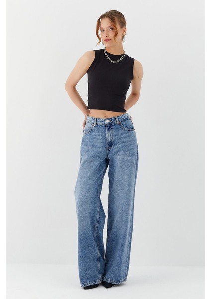 Sıfır Kol Crop Bluz Sıyah fiyatları