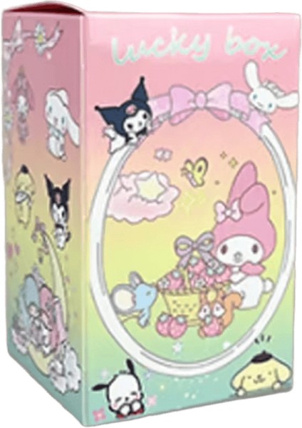 Sanrio Kör Kutu Güvenle Uyu Hello Kitty Mymelody Kuromi Pachacco Pompompurin Çocuk Oyuncak Renk: Rastgele 1 Adet (Yurt Dışından)