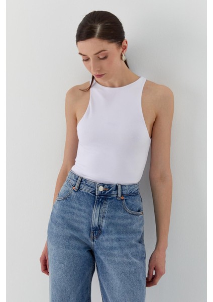 Çıtçıtlı Bluz Beyaz fırsatları