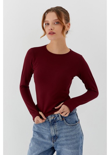 Parmak Geçmeli Body Bordo fiyatları