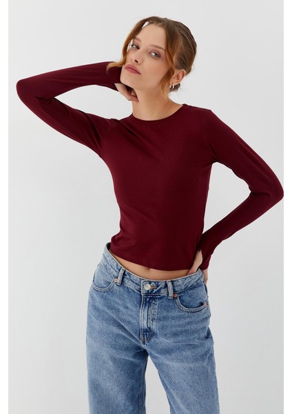 Parmak Geçmeli Body Bordo modelleri