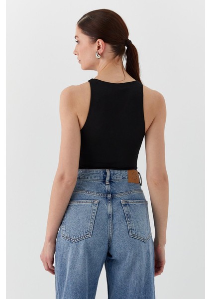 Çıtçıtlı Bluz Sıyah indirimleri