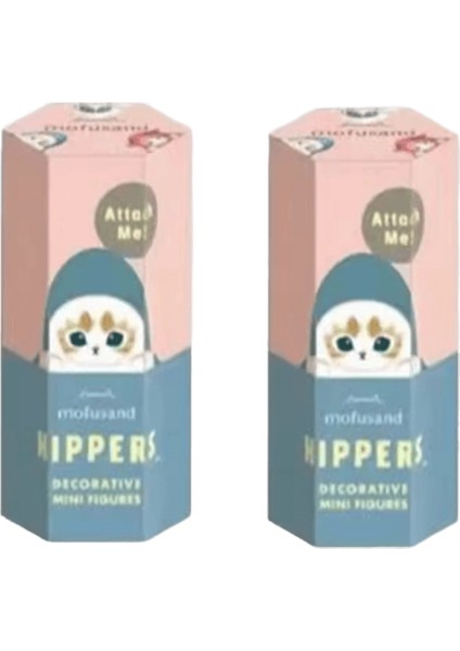 Kawaii Sonny Angel Mofusand Hippers Serisi Kör Kutu Aksiyon Figürü Sevimli Bebek Gizem Kutusu Cep Telefonu Araba Dekoru Noel Hediyesi (Yurt Dışından)