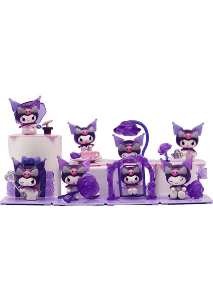 8 Adet Set Sanrio Kuromi Kör Çanta Rüya Gül Serisi Anime Aksiyon Figürü Bebek Sürpriz Kutusu Sevimli Model Anime Figürleri Koleksiyon Oyuncakrenk: Bir Set 8 Adet (Yurt Dışından)