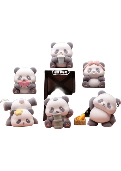Panda Kör Kutu Masaüstü Süsleri Panda Aksiyon Figürleri Kawaii Hayvan Modeli Sürpriz Kutular Yılbaşı Hediyesirenk: Rastgele 1 Adet (Yurt Dışından)