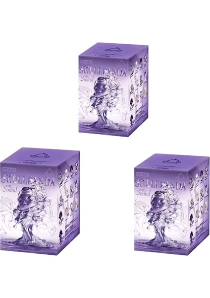 Anime Figürleri Pop Mart Skullpanda Ses Serisi Süper Sevimli Kör Kutu Mistery Caixa Aksiyon Figürü Çocuk Oyuncakları Noel Hediyesi Renk: Rastgele 3 Adet (Yurt Dışından)