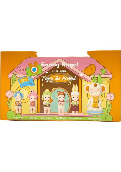 Sonny Angel Mini Figuhe Enjoy The Moment Series Mysterious Surprise Blind Box Tide Play Toy Doll Lucky Mascot El Yapımı Hediyelik Oyuncak Renk: 6'lı Komple Set / Boyut: Çin Versiyonu (Yurt Dışından)