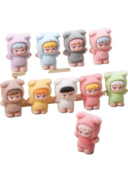10 Adet Anime Floklu Dora Diy Dekoratif Kolye Kör Kutu Masaüstü Araba Süsleri Anahtarlık Kolye Noel Doğum Günü Hediyesirenk:10 Adet Bir Set (Yurt Dışından)