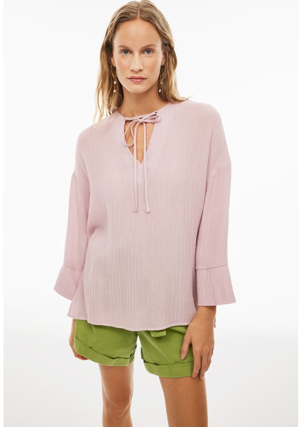 Altres Regular Fit Standart Boy Gül Kurusu Renk Kadın Bluz fiyatları