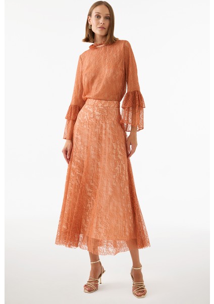 Fekas Regular Fit Somon Renk Etek